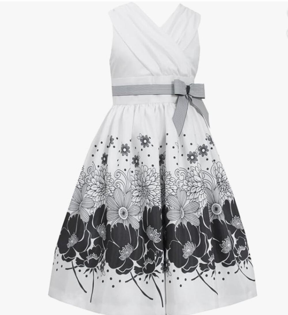 Bonnie Jean Girl's Sleeveless Party Dress sze 14